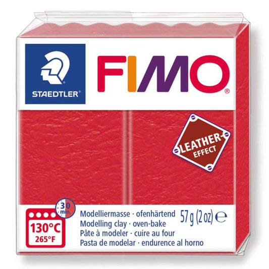 STAEDTLER Modelliermasse Fimo leather effect 57g 8010-249 wassermelone