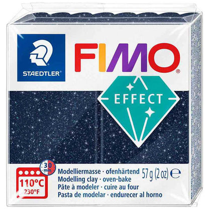 STAEDTLER Modelliermasse Fimo effect 57g 8010-352 galaxy blau