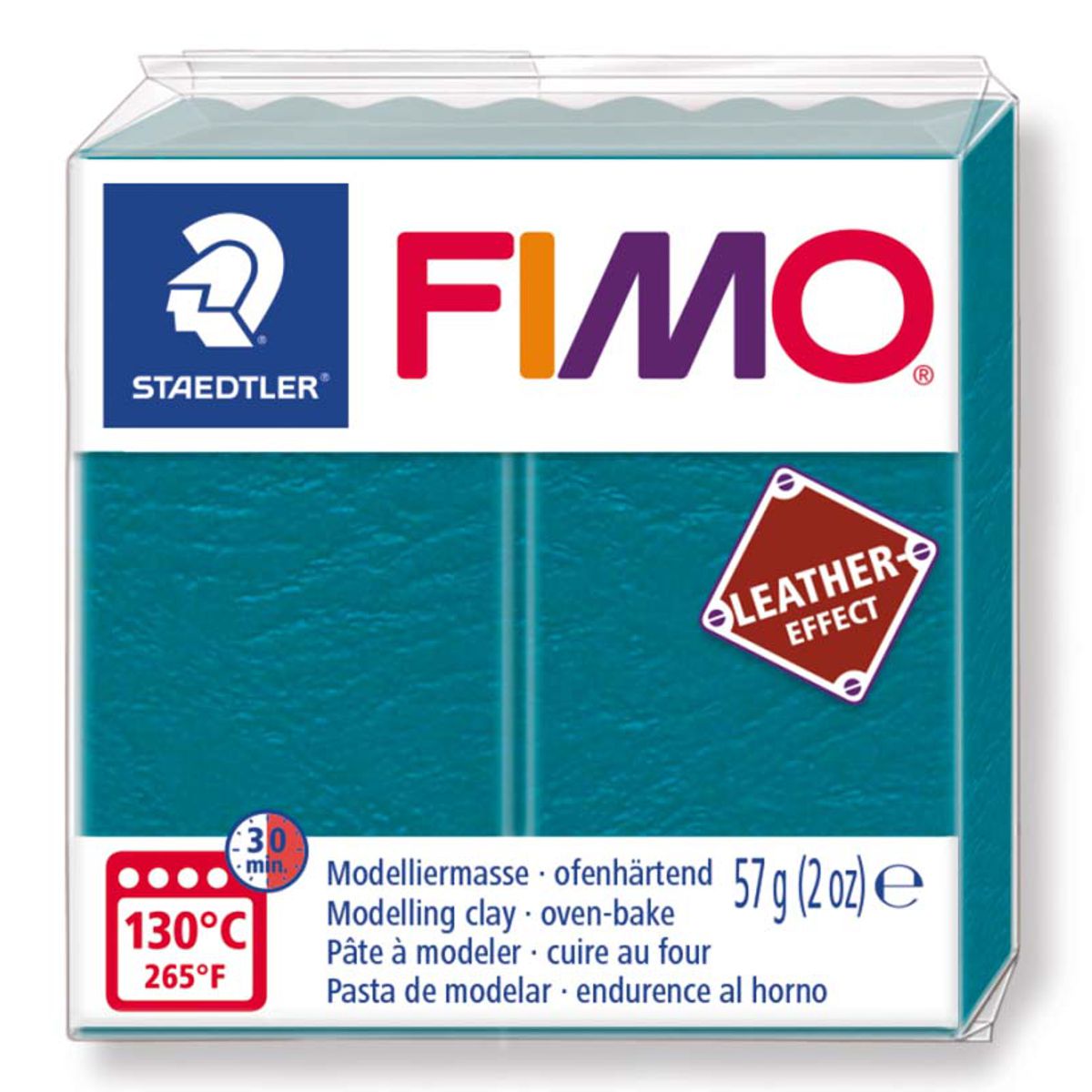 STAEDTLER Modelliermasse Fimo leather effect 57g 8010-369 lagune