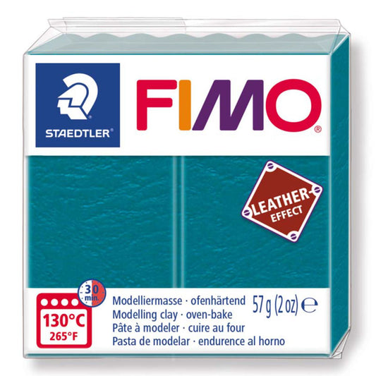 STAEDTLER Modelliermasse Fimo leather effect 57g 8010-369 lagune