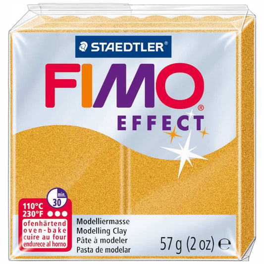 STAEDTLER Modelliermasse Fimo effect 57g 8010-11 gold metallic