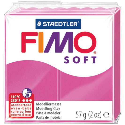 STAEDTLER Modeliermasse Fimo soft 57g 8020-22 himbeere