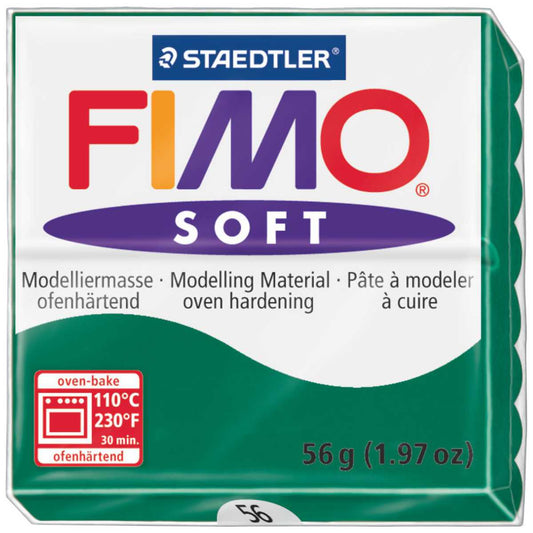 STAEDTLER Modelliermasse Fimo soft 57g 8020-56 smaragd