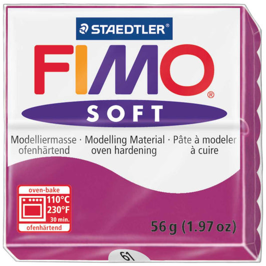 STAEDTLER Modelliermasse Fimo soft 57g 8020-61 purpurviolett