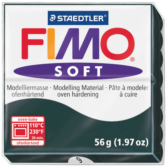 STAEDTLER Modelliermasse Fimo soft 57g 8020-9 schwarz