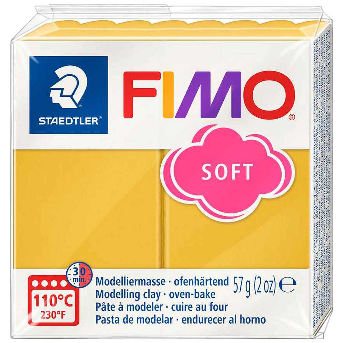 STAEDTLER Modelliermasse Fimo soft 57g 8020-T10 mango