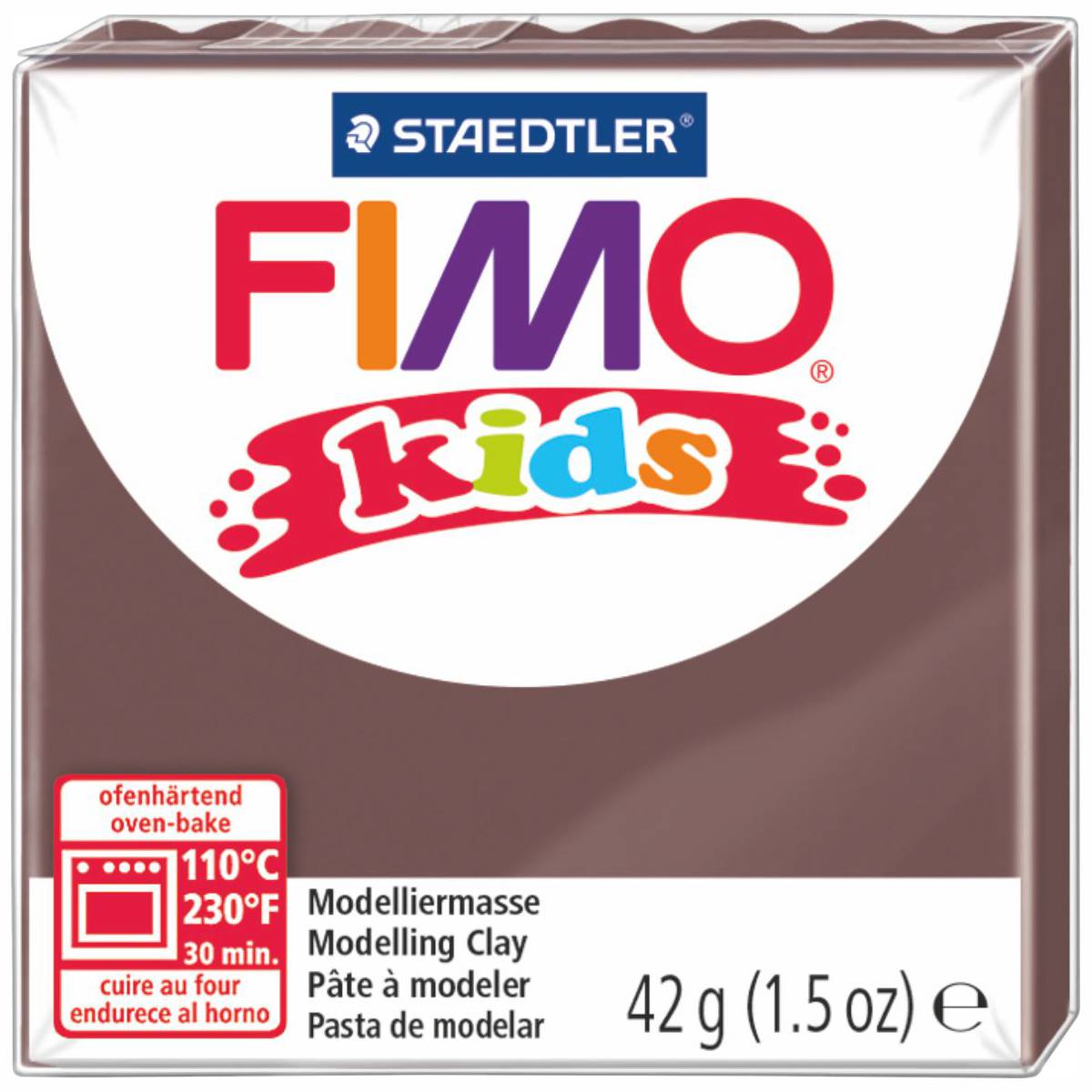 STAEDTLER Modelliermasse Fimo kids 42g 8030-7 braun
