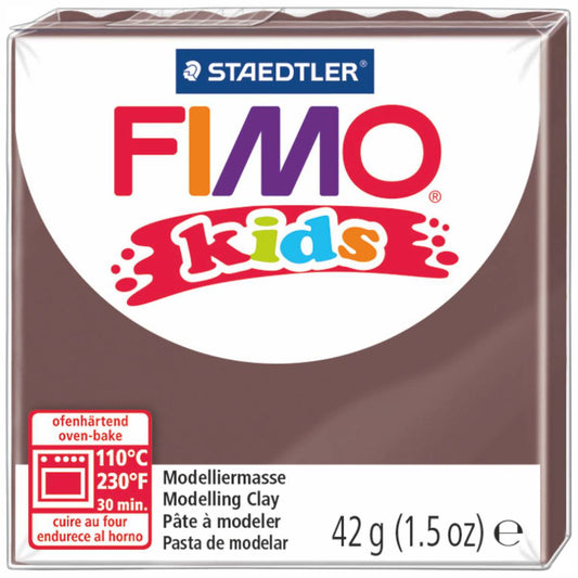 STAEDTLER Modelliermasse Fimo kids 42g 8030-7 braun