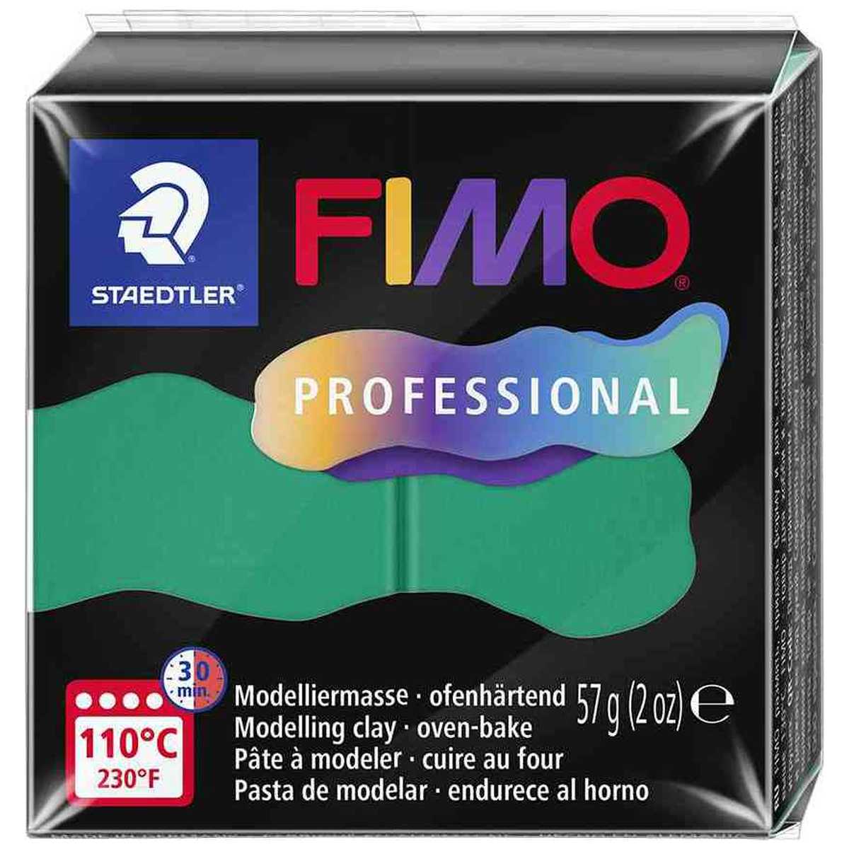 STAEDTLER Modelliermasse Fimo prof. 57g 8040-500 grün