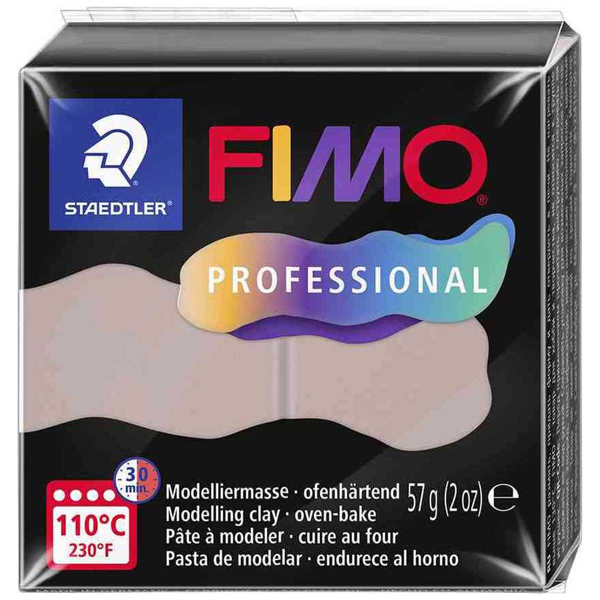 STAEDTLER Modelliermasse Fimo prof. 57g 8040-87 taupe