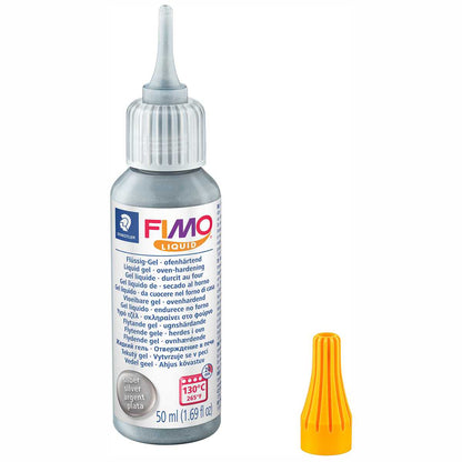 STAEDTLER Deko Gel Fimo liquid 50ml silber