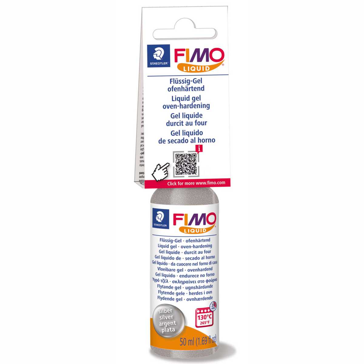 STAEDTLER Deko Gel Fimo liquid 50ml silber