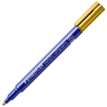STAEDTLER Fasermaler Metallic Calligraphy Marker 10 Farben 1-2,8mm
