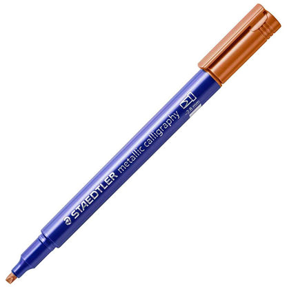 STAEDTLER Fasermaler Metallic Calligraphy Marker 10 Farben 1-2,8mm