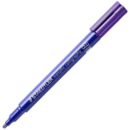 STAEDTLER Fasermaler Metallic Calligraphy Marker 10 Farben 1-2,8mm