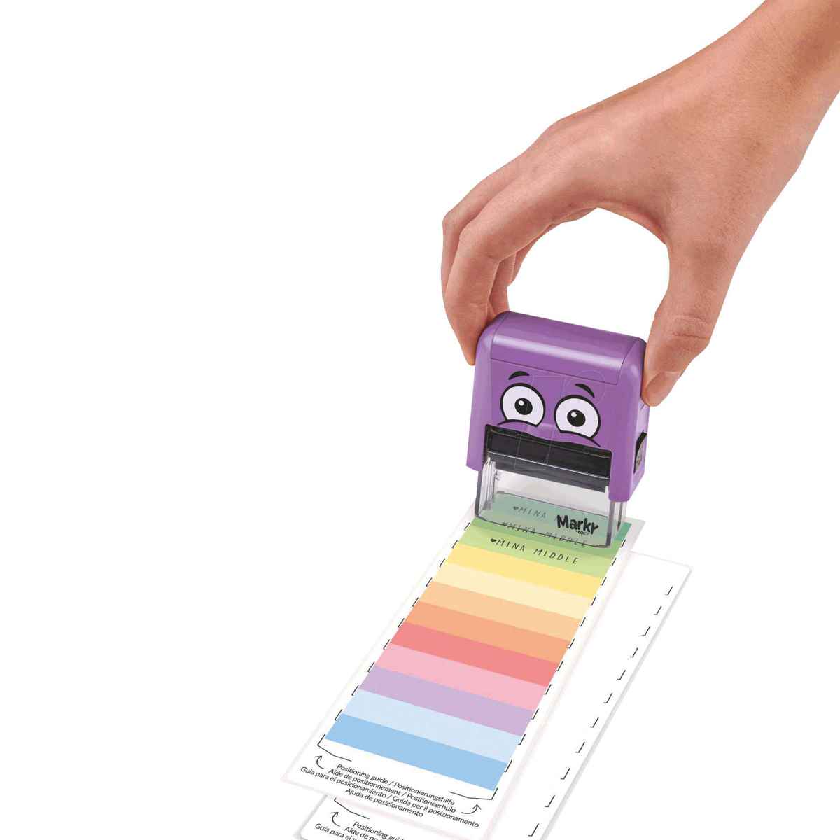 COLOP Pen MARKY Refill-Kit Etiketten für Namensstempel 96 Stück -Stiftetiketten-