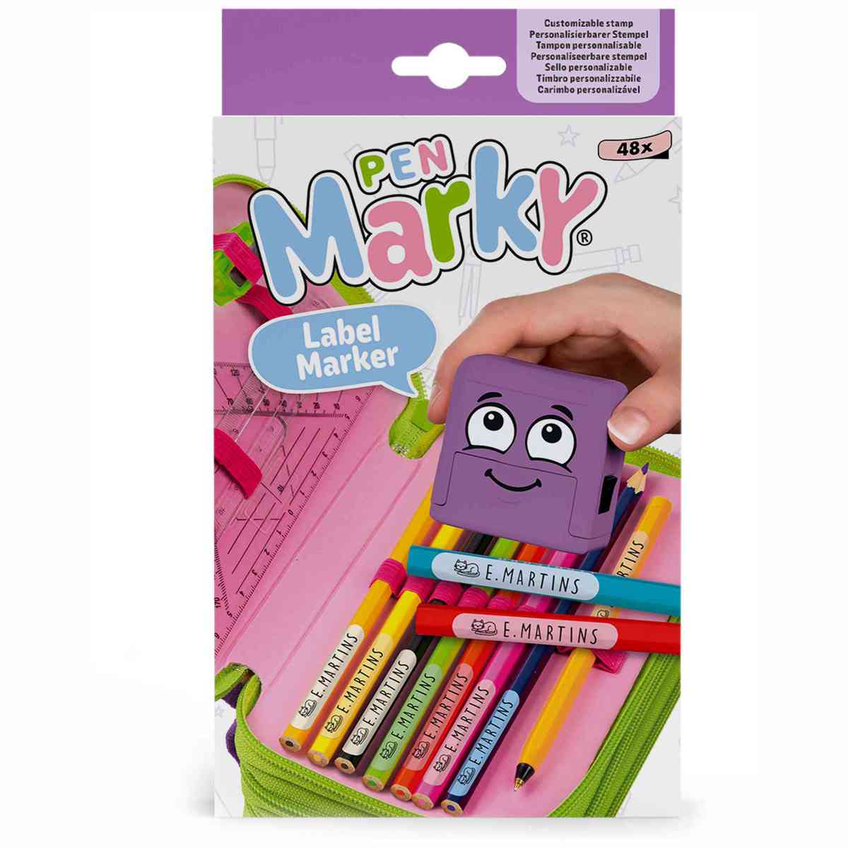 COLOP Pen MARKY Markier-Set Namensstempel Stiftestempel