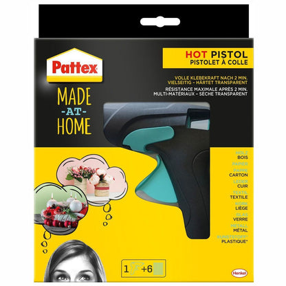 PATTEX Heißklebepistole MADE AT HOME + 6 Sticks