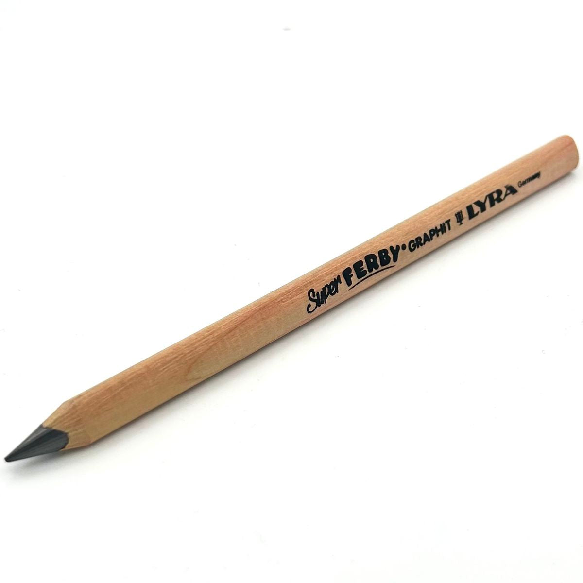 LYRA Jumbo Bleistift dreikant B Super FERBY© natur unlackiert