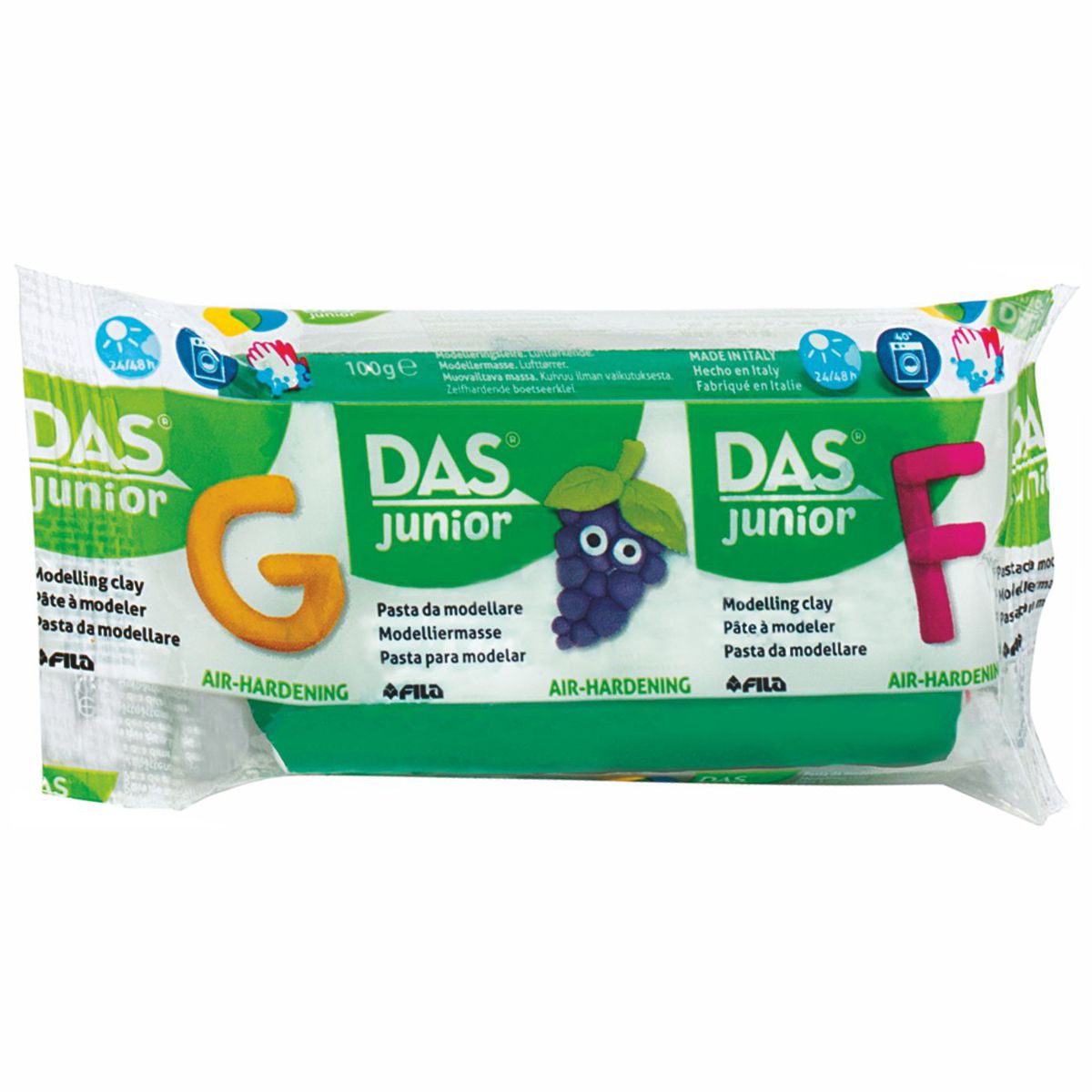 DAS Modelliermasse JUNIOR lufthärtend grün 100g