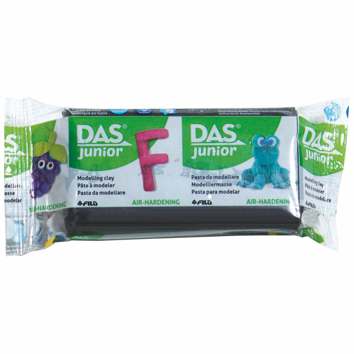 DAS Modelliermasse JUNIOR lufthärtend schwarz 100g