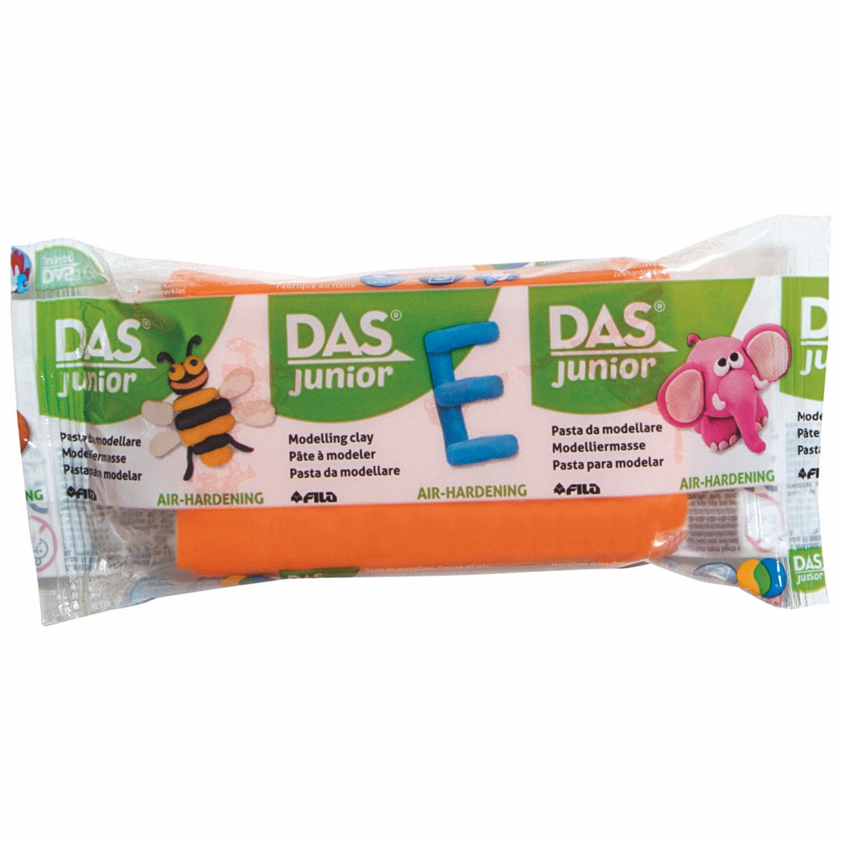 DAS Modelliermasse JUNIOR lufthärtend orange 100g