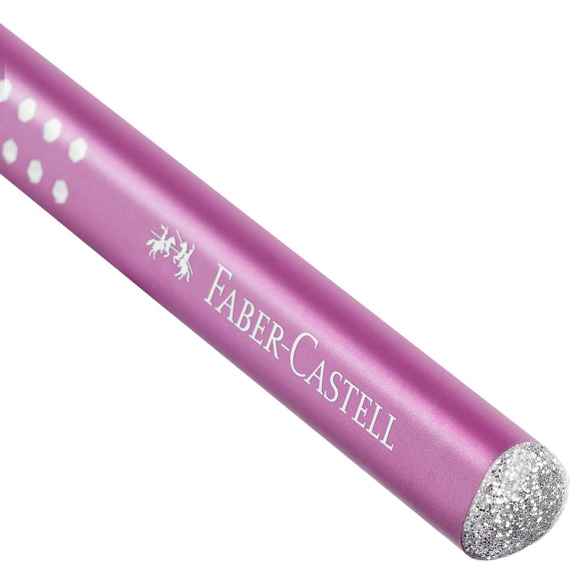FABER CASTELL Bleistift Grip Sparkle Jumbo pearl pink