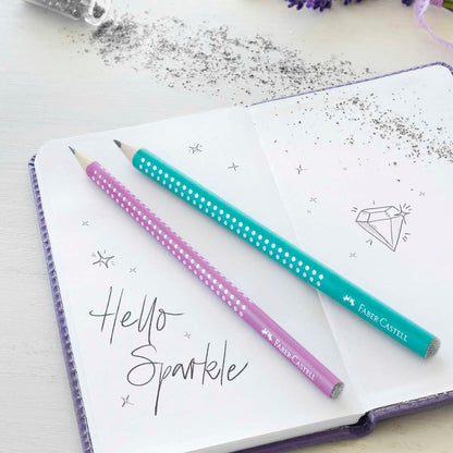 FABER CASTELL Bleistift Grip Sparkle Jumbo pearl pink