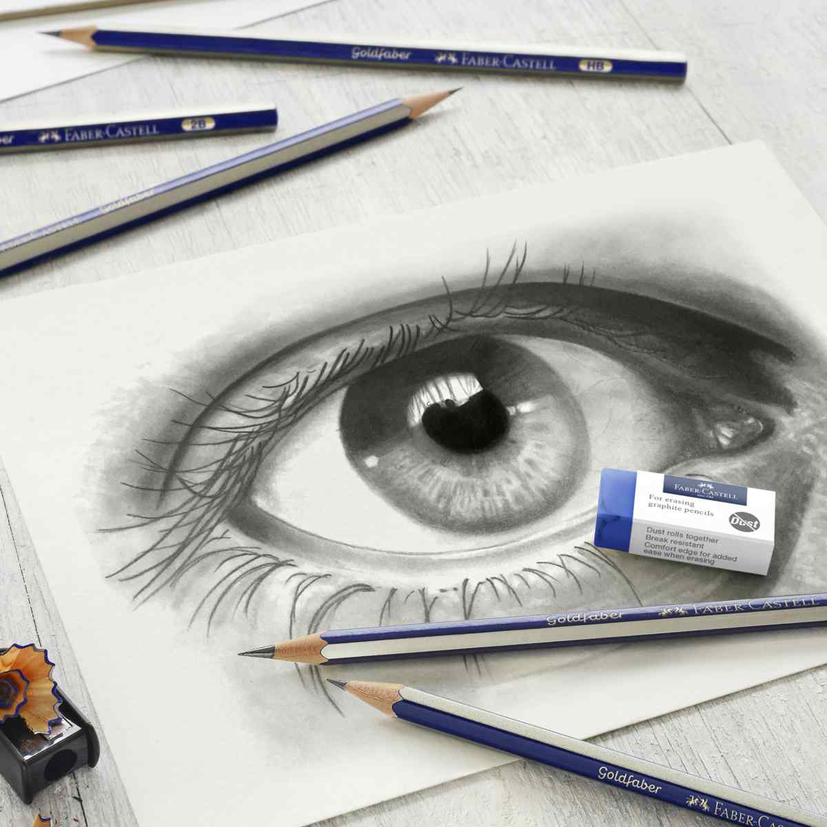 FABER CASTELL Goldfaber Bleistift Zeichenset 8-teilig