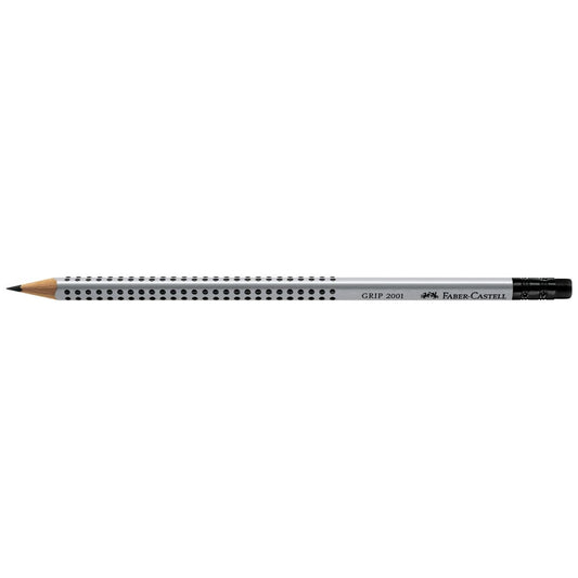 FABER CASTELL Bleistift GRIP 2001 HB mit Gummitip
