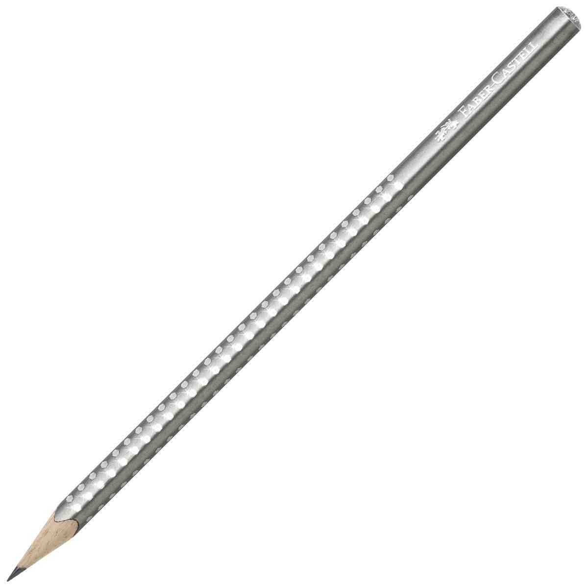 FABER CASTELL Bleistifte GRIP SPARKLE pearl gold | silber | bordeaux -SPARPACK-