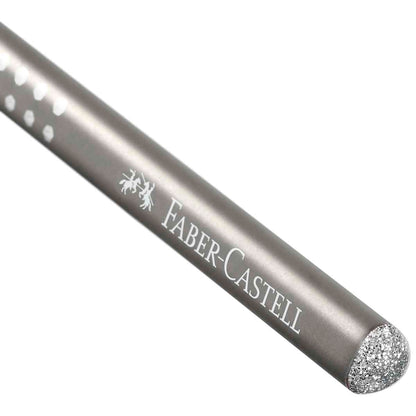 FABER CASTELL Bleistifte GRIP SPARKLE pearl gold | silber | bordeaux -SPARPACK-