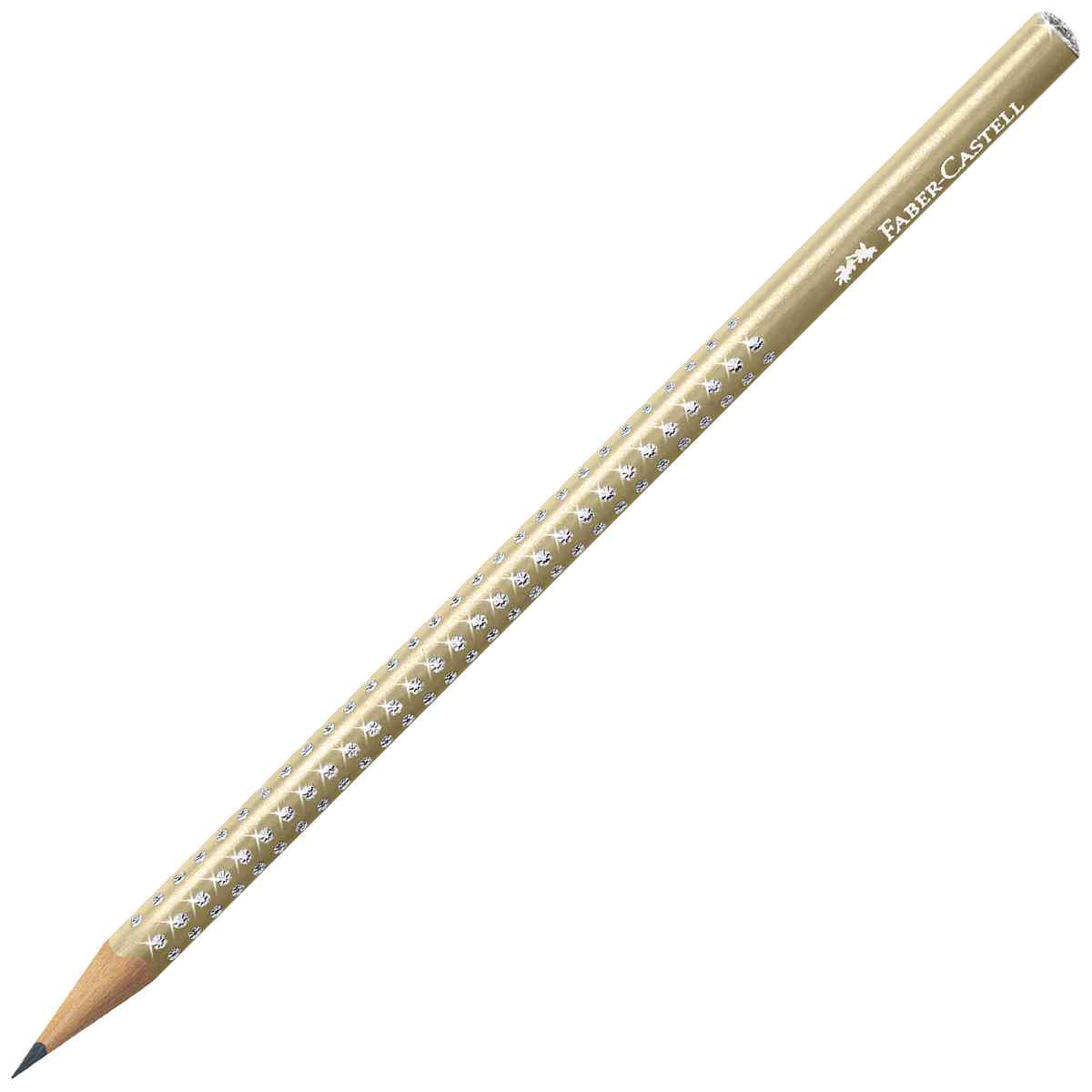 FABER CASTELL Bleistifte GRIP SPARKLE pearl gold | silber | bordeaux -SPARPACK-