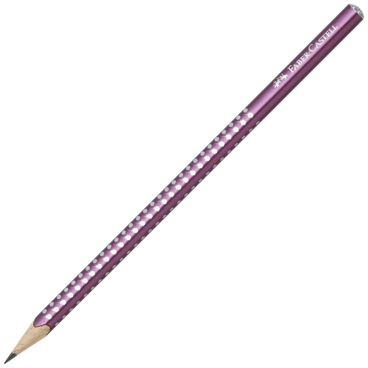 FABER CASTELL Bleistifte GRIP SPARKLE pearl gold | silber | bordeaux -SPARPACK-
