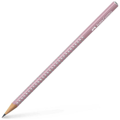 FABER CASTELL Bleistift Grip Sparkle B rose shadows