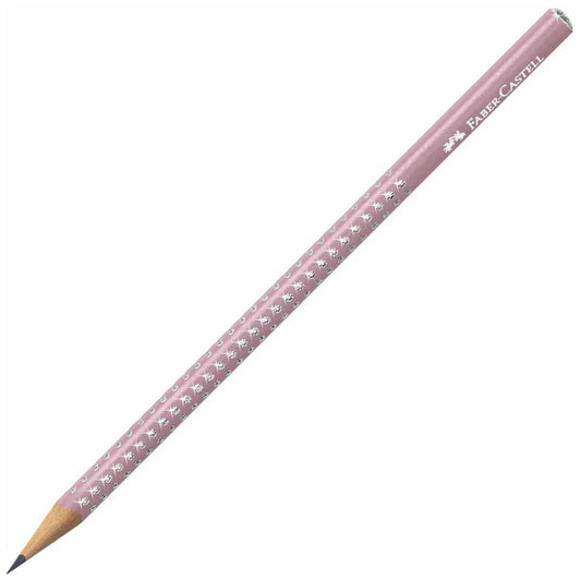 FABER CASTELL Bleistift Grip Sparkle B rose shadows