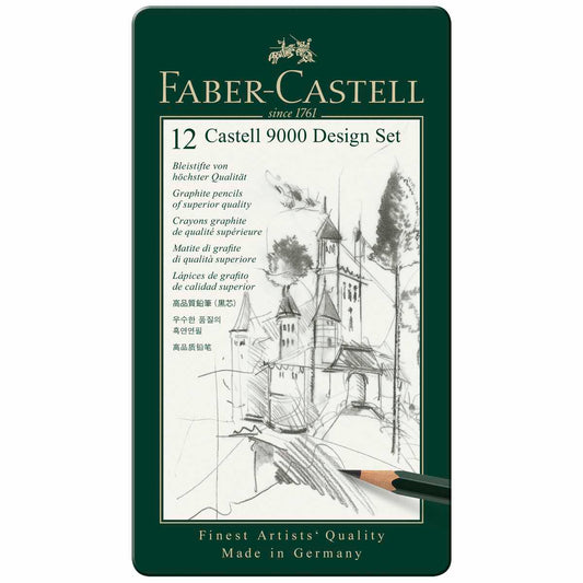FABER CASTELL Bleistift ART Set 119064 12 Stück 5B-5H
