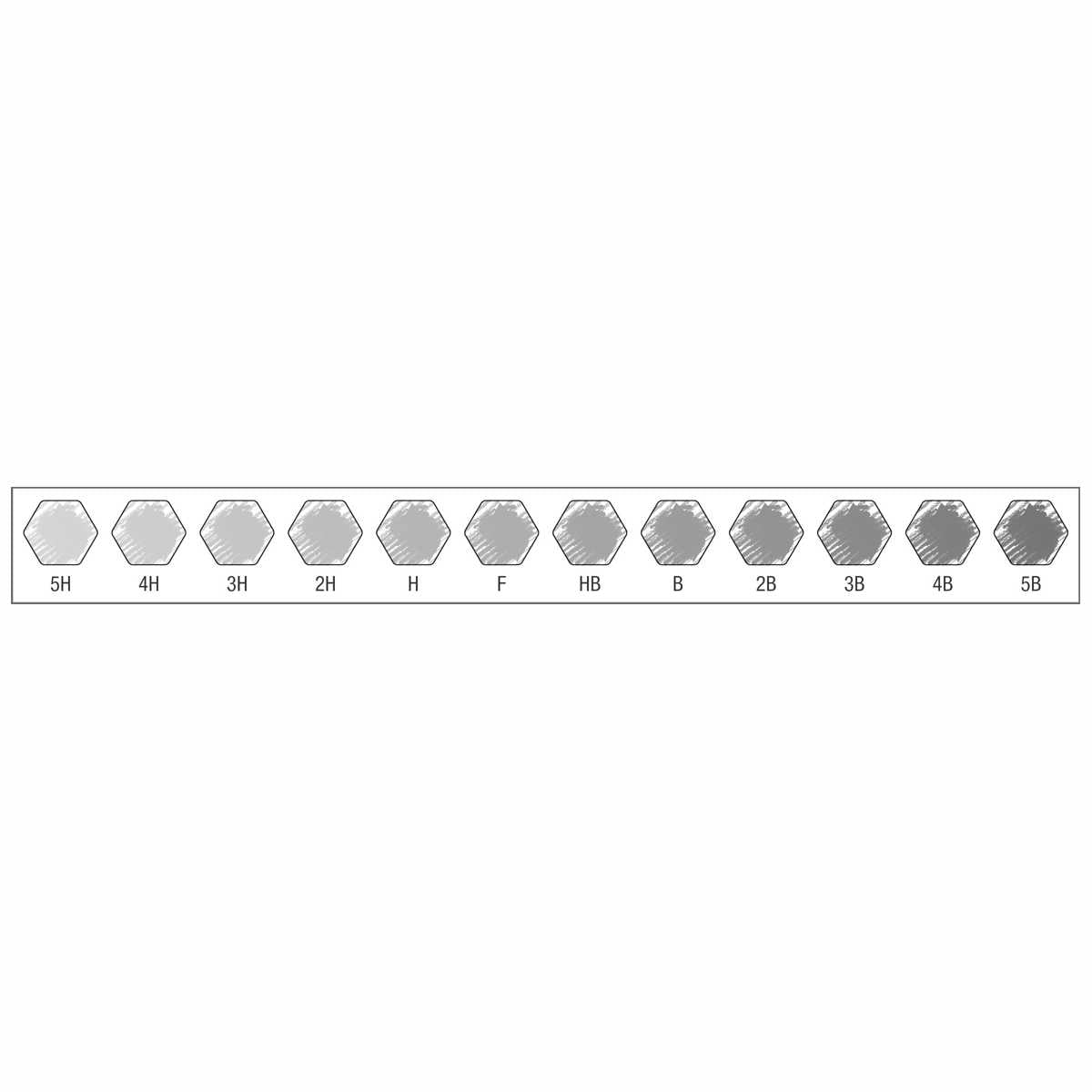 FABER CASTELL Bleistift ART Set 119064 12 Stück 5B-5H