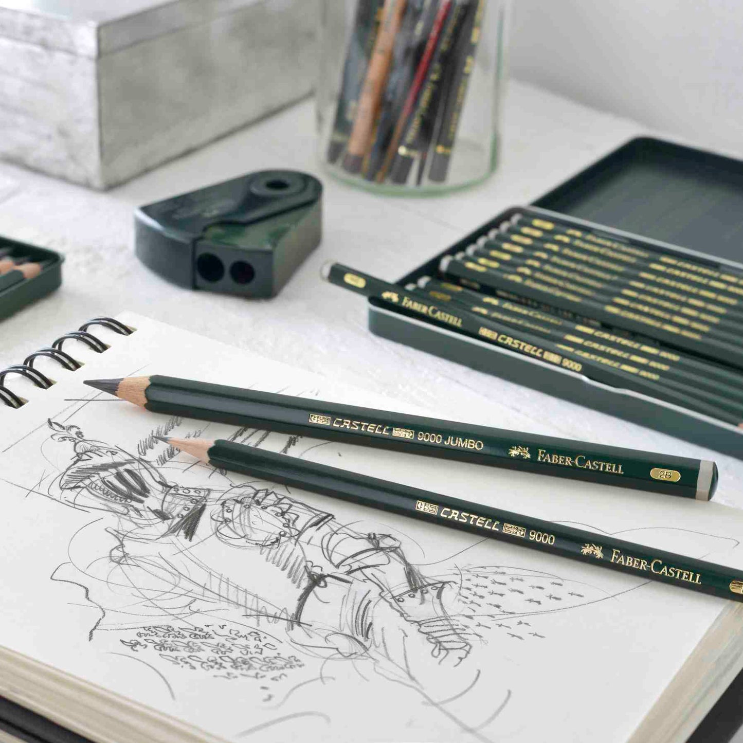 FABER CASTELL Bleistift 9000 Jumbo Härte 2B