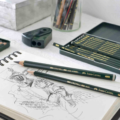 FABER CASTELL Bleistift 9000 Jumbo Härte 2B