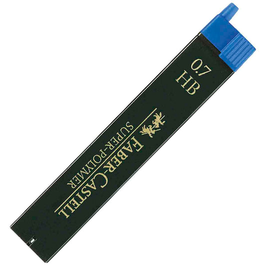 FABER CASTELL Bleistiftmine SUPER-POLYMER 0,7mm HB 12 Stück