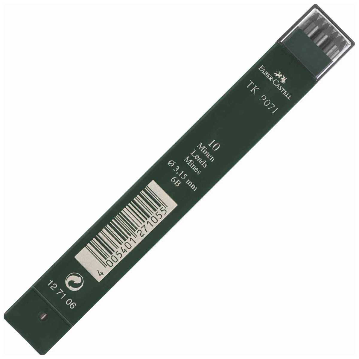 FABER CASTELL Fallmine TK 9071 6B 3,15mm 10 Stück