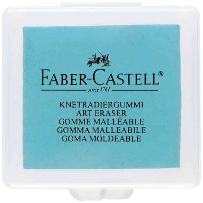 FABER CASTELL Knetradiergummi ART ERASER Trend 3 Stück blau bromeere türkis