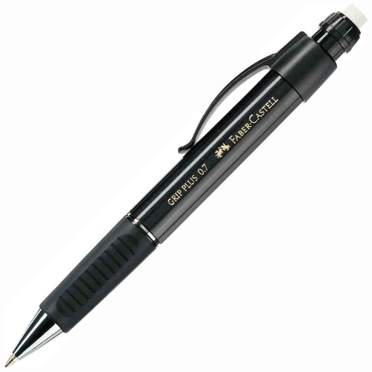 FABER CASTELL Druckbleistift 0,7mm GRIP PLUS met. schwarz