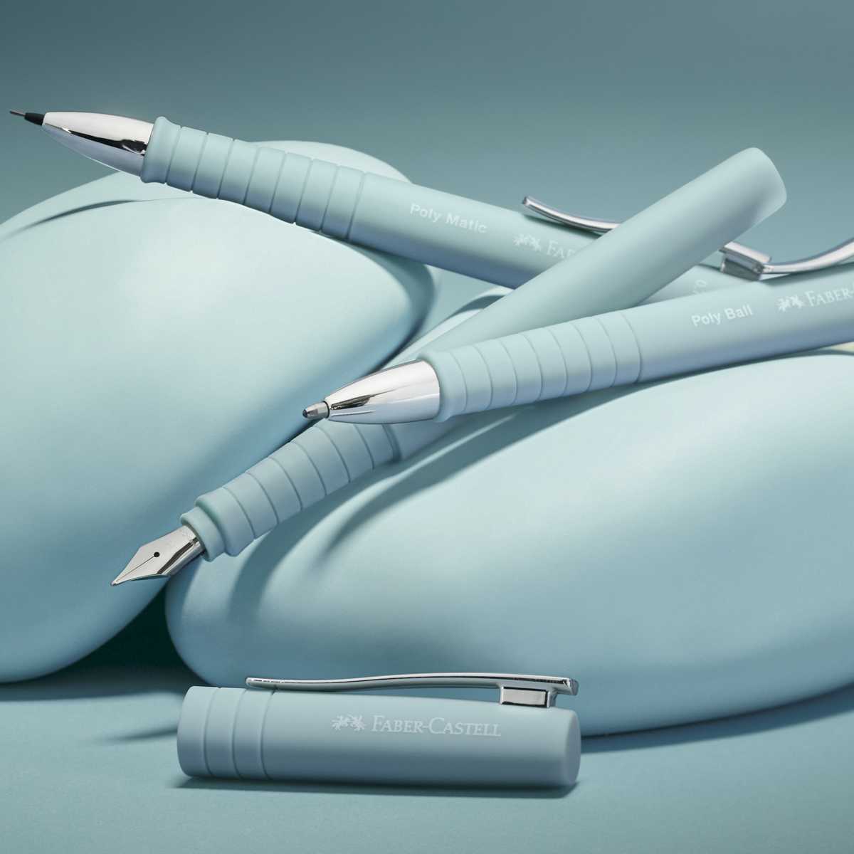 FABER CASTELL Druckbleistift POLY MATIC 0,7mm caribic blue