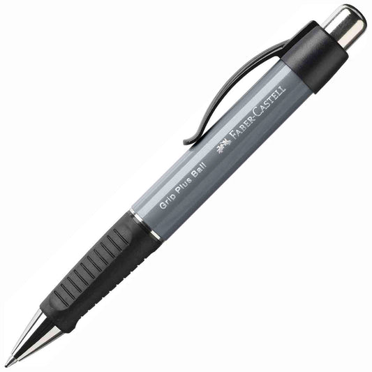 FABER CASTELL Kugelschreiber GRIP PLUS BALL stone grey | grau