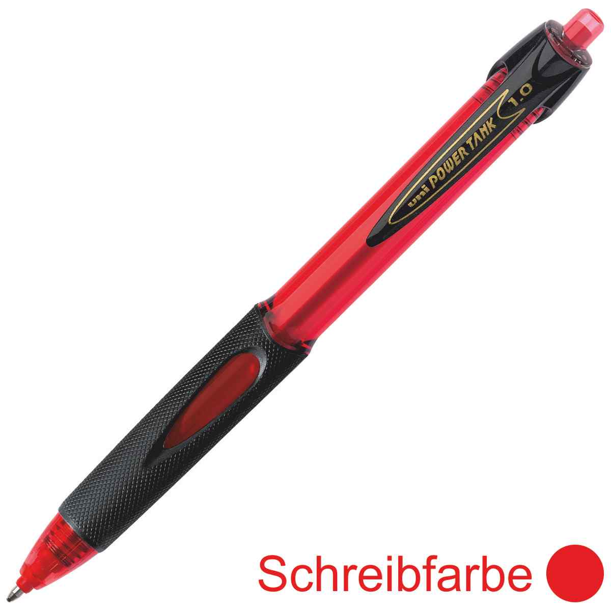 MITSUBISHI Kugelschreiber uni-ball POWERTANK SN-220 1,0mm rot