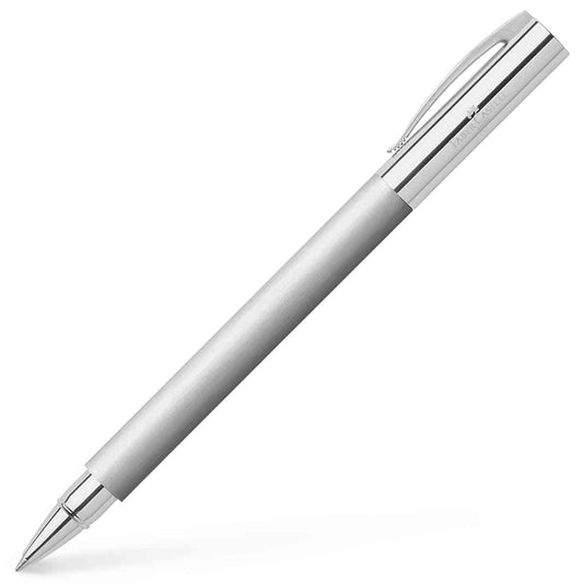 FABER CASTELL Tintenroller AMBITION Edelstahl matt