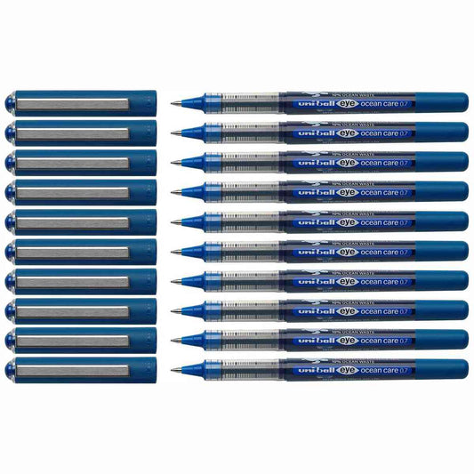 UNI-BALL Tintenroller UB-157 ROP Ocean Care 0,7mm 10 Stück blau