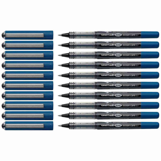 UNI-BALL Tintenroller UB-157 ROP Ocean Care 0,7mm 10 Stück schwarz
